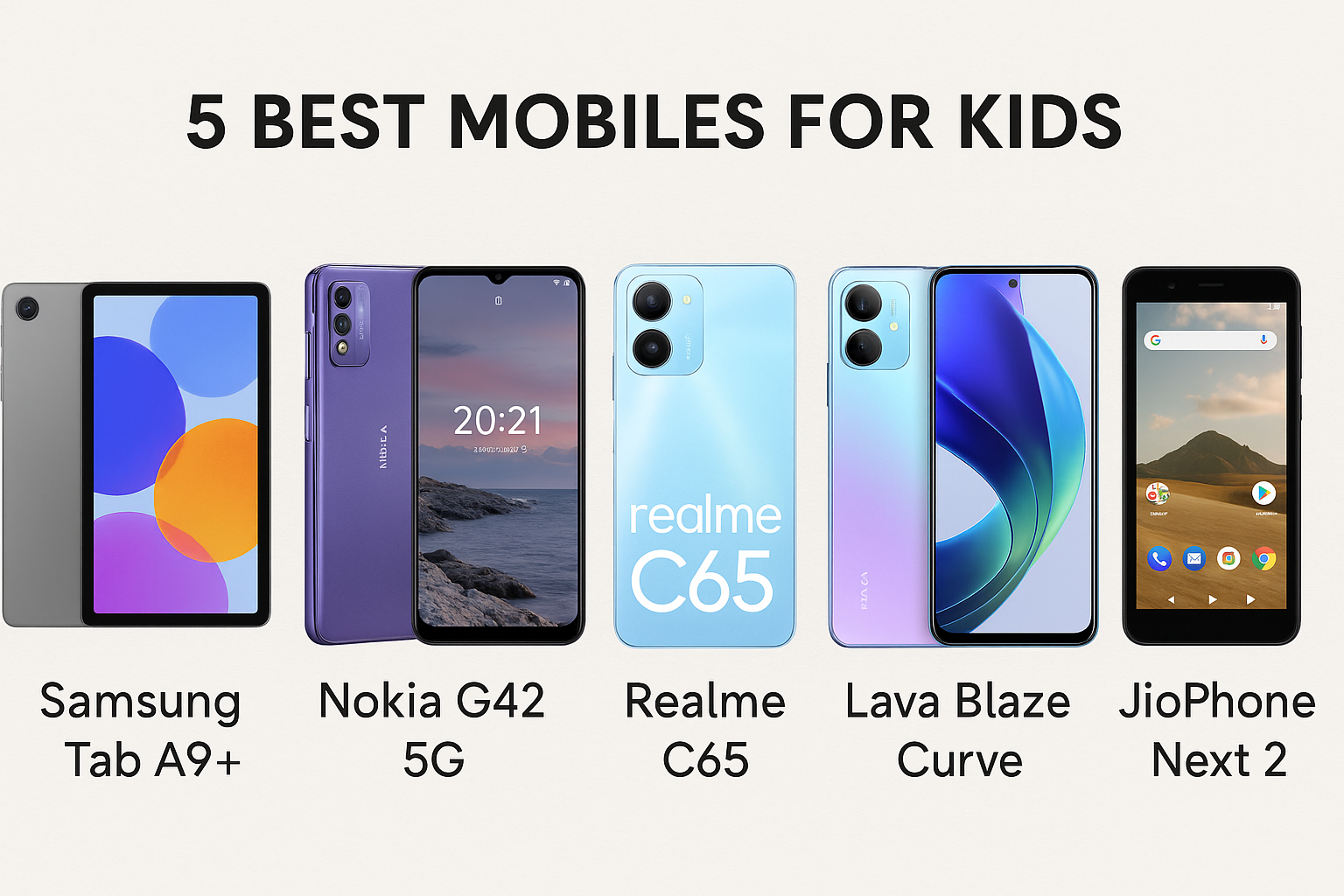 Best mobile for kids in India 2025